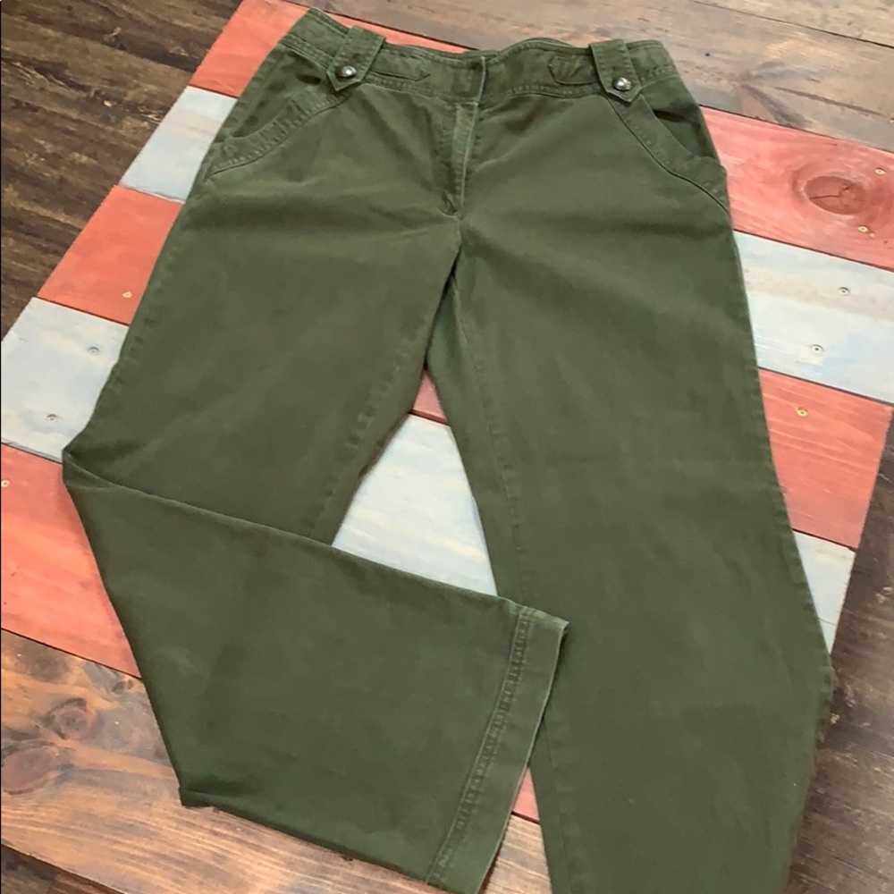 Talbots Soft Olive Green Pants
